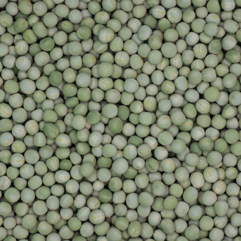 Close-up van groene erwten – ronde erwten met gladde groengrijze schil